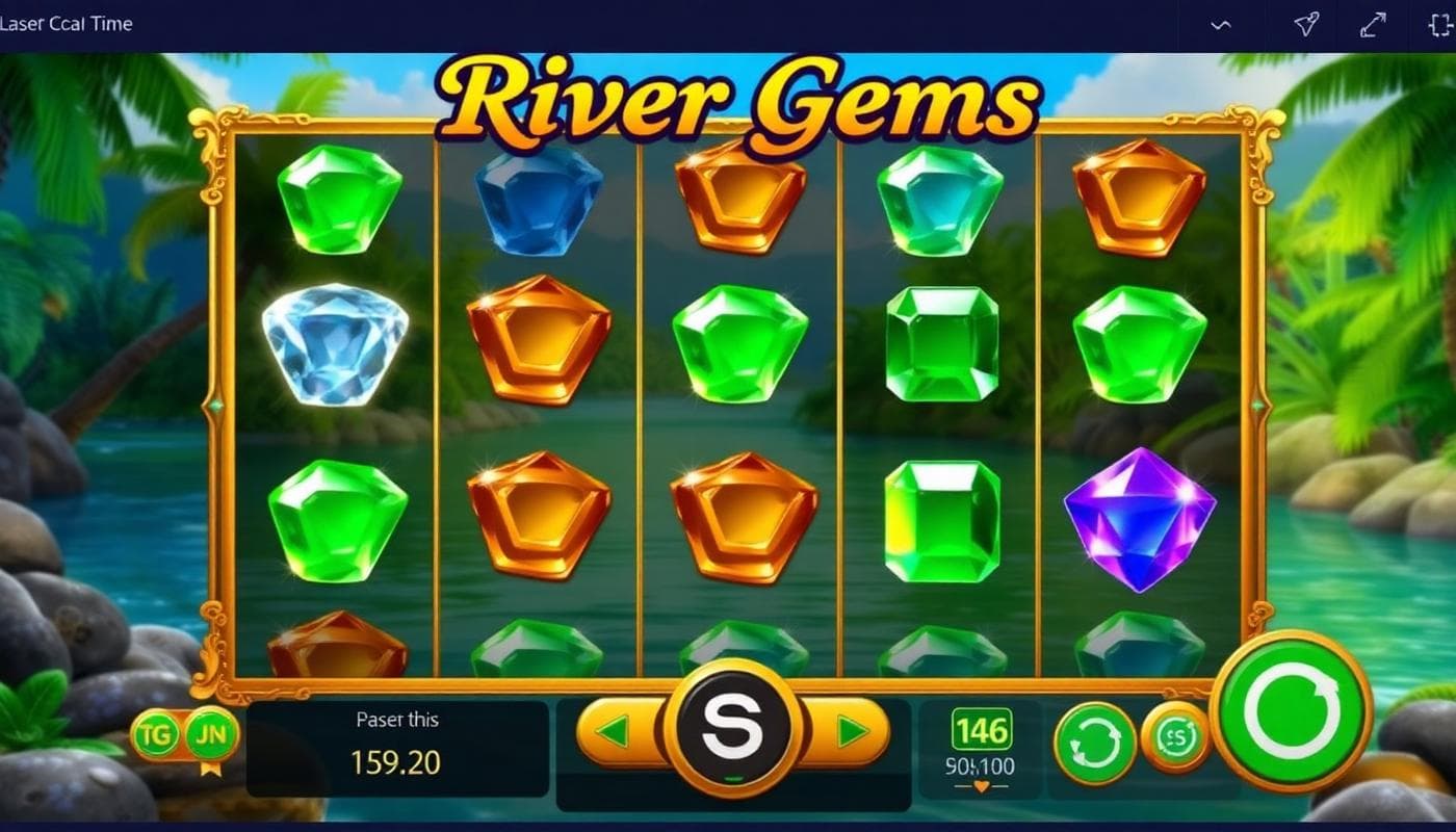 River Gems slot machine screenshot